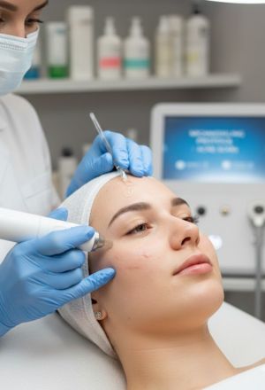 Acne Treatment with Microneedling