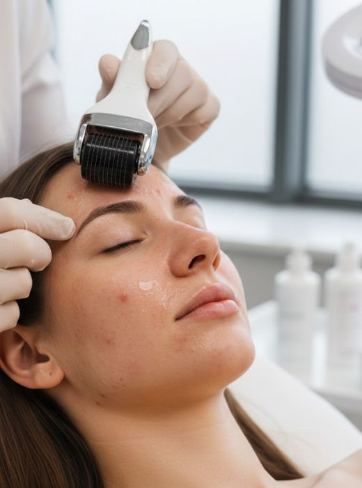 Acne Treatment with Microneedling